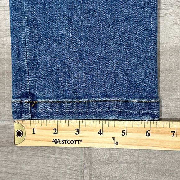 Spanx Ankle Straight Leg Jeans in Vintage Indigo Medium Wash Denim 20356Q - Picture 12 of 13